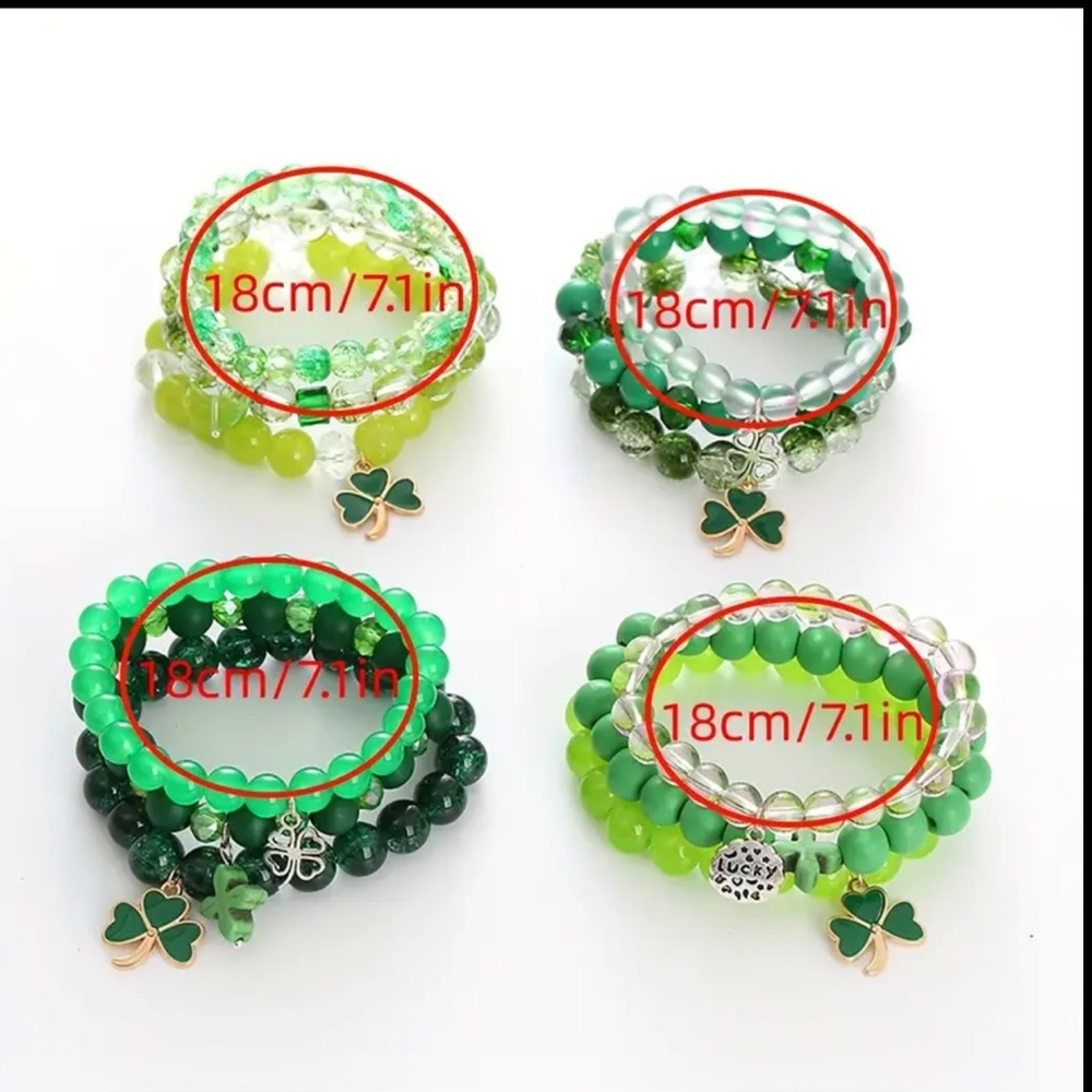 St Patrick’s Bracelet Set - Picture 7 of 7